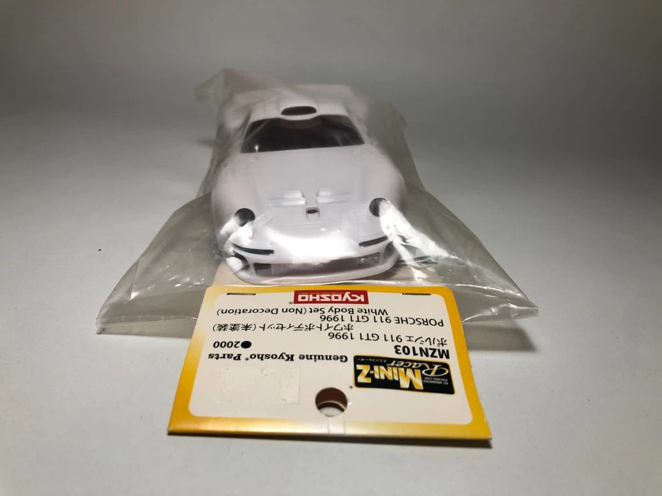 KYOSHO Mini-z PORSCHE 911 GT1 1996 White Body Set (Non Decoration) MZN103 - Image 3 of 4