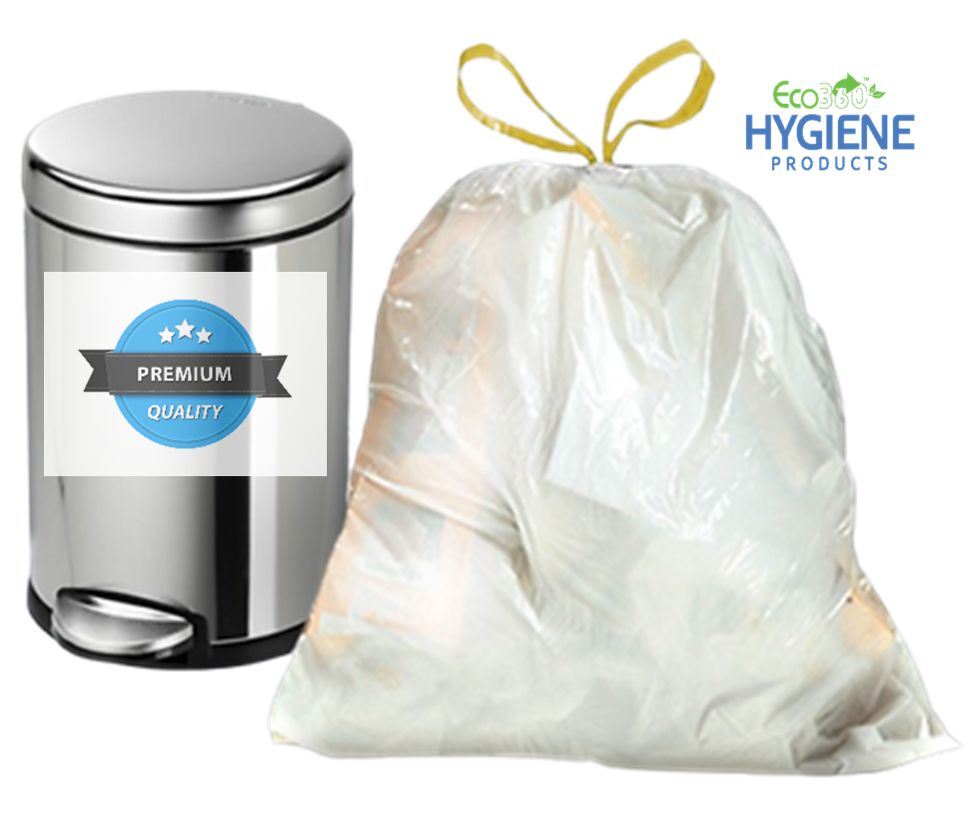 Vanilla Scented Bin Liners (5 Rolls!) Swing Bin Liners / Pedal Bin