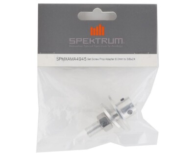 Spektrum RC 8mm Set Screw RC Motor Prop Adapter 3/8x24 Prop Shaft SPMXAMA4945
