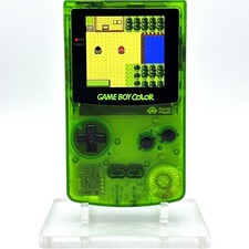 Nintendo Game Boy Color GBC IPS Q5 Laminated Backlight Backlit Mod Jungle Green