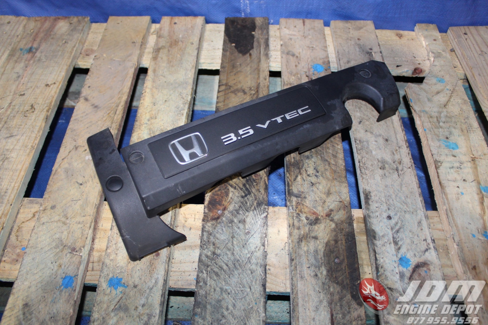 99 01 Honda Odyssey 3.5L V6 SOHC VTEC Engine Cover Trim #2 JDM J35A