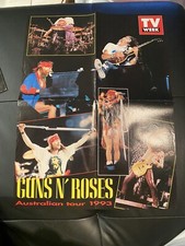 GUNS N’ ROSES Tv Week Australian Tour 1993 Poster Rare Poster Vintage Magazine