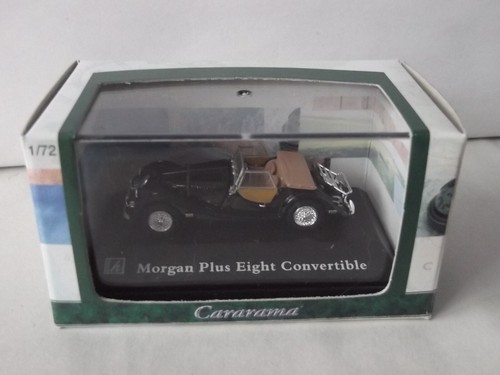 Cararama Hongwell 711, Morgan Plus Eight Open Top Cabrio, schwarz, Maßstab 1:72