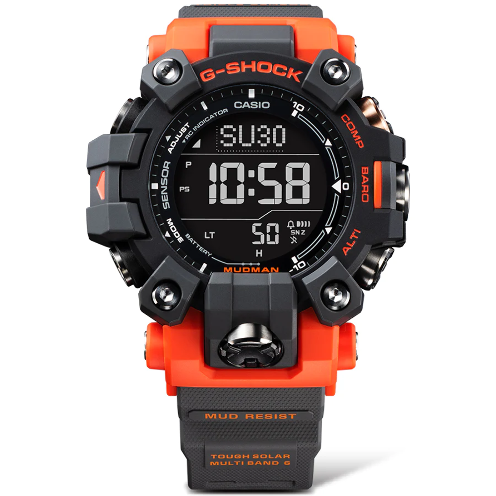 G-Shock GW9500 Mudman Orange Gray Watch - for sale online | eBay 