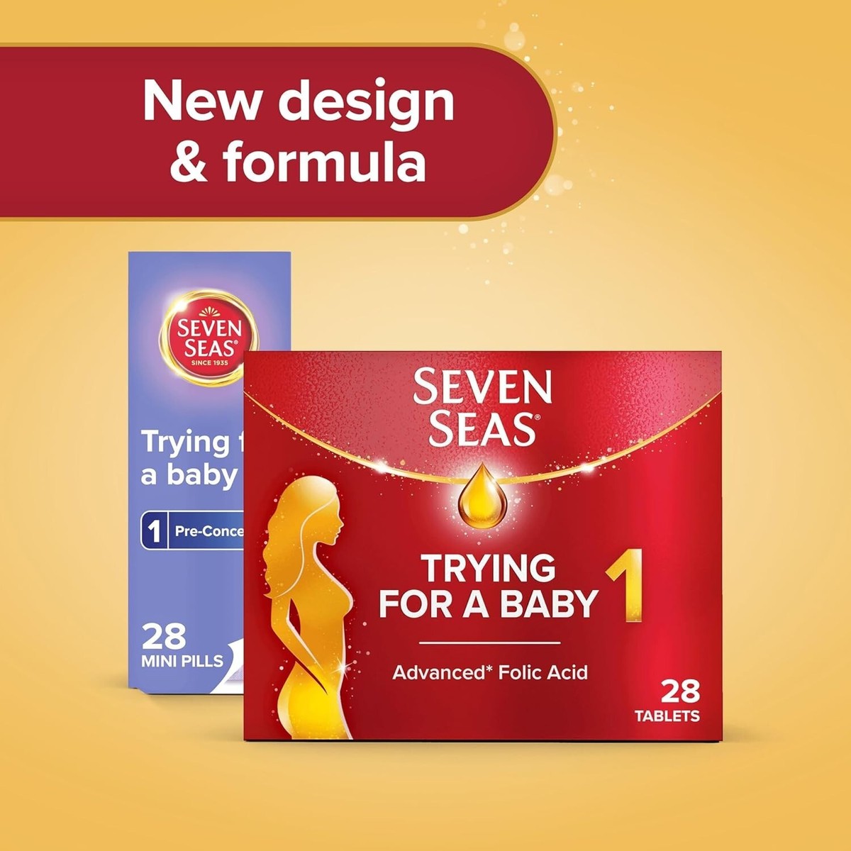 Seven Seas Trying For A Baby, Prenatal Vitamins With Advanced* Folic Acid - 28 Tablets - View #8