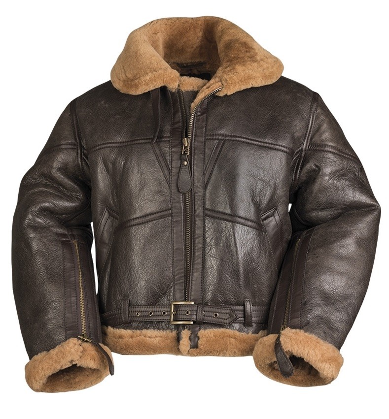 Sheepskin Bomber Jacket Lederjacken Pilotenjacken Burberry