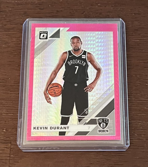 2019-20 Panini Donruss Optic Kevin Durant Hyper Pink Prizm #112 Brooklyn Nets