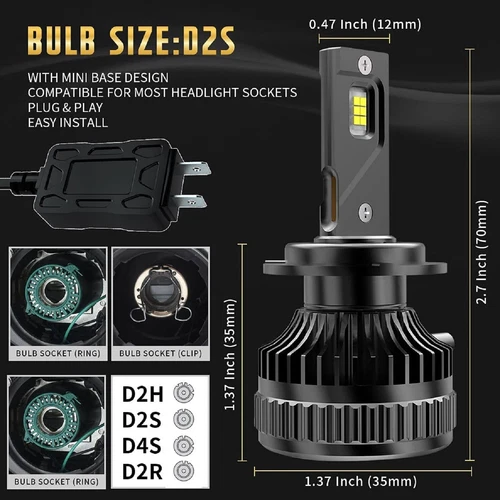 VLAND Projector Headlight LED DRL For 2008-2017 Mitsubishi Lancer Black Housing - Picture 3 of 19