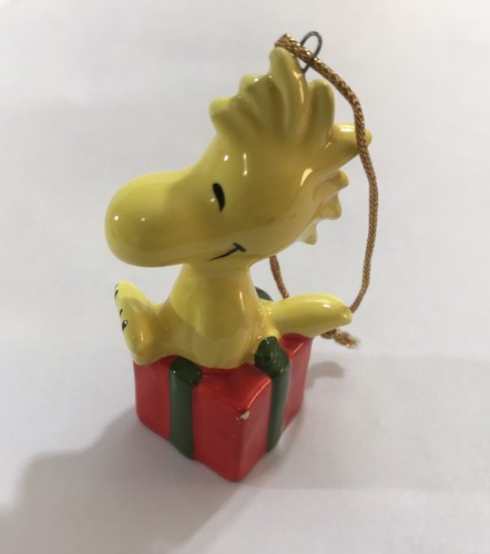Ornamento Woodstock 1972 personaje de cacahuetes pájaro amarillo en el presente Japón - Imagen 3 de 6