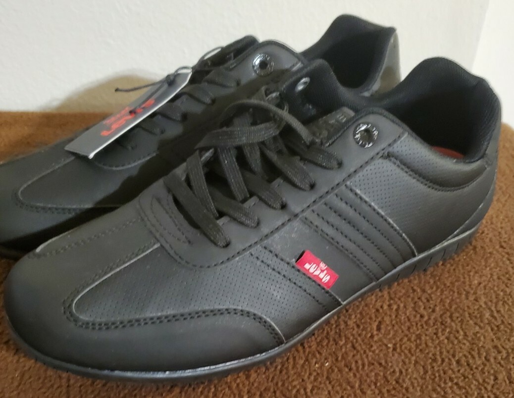 mens comfy black shoes