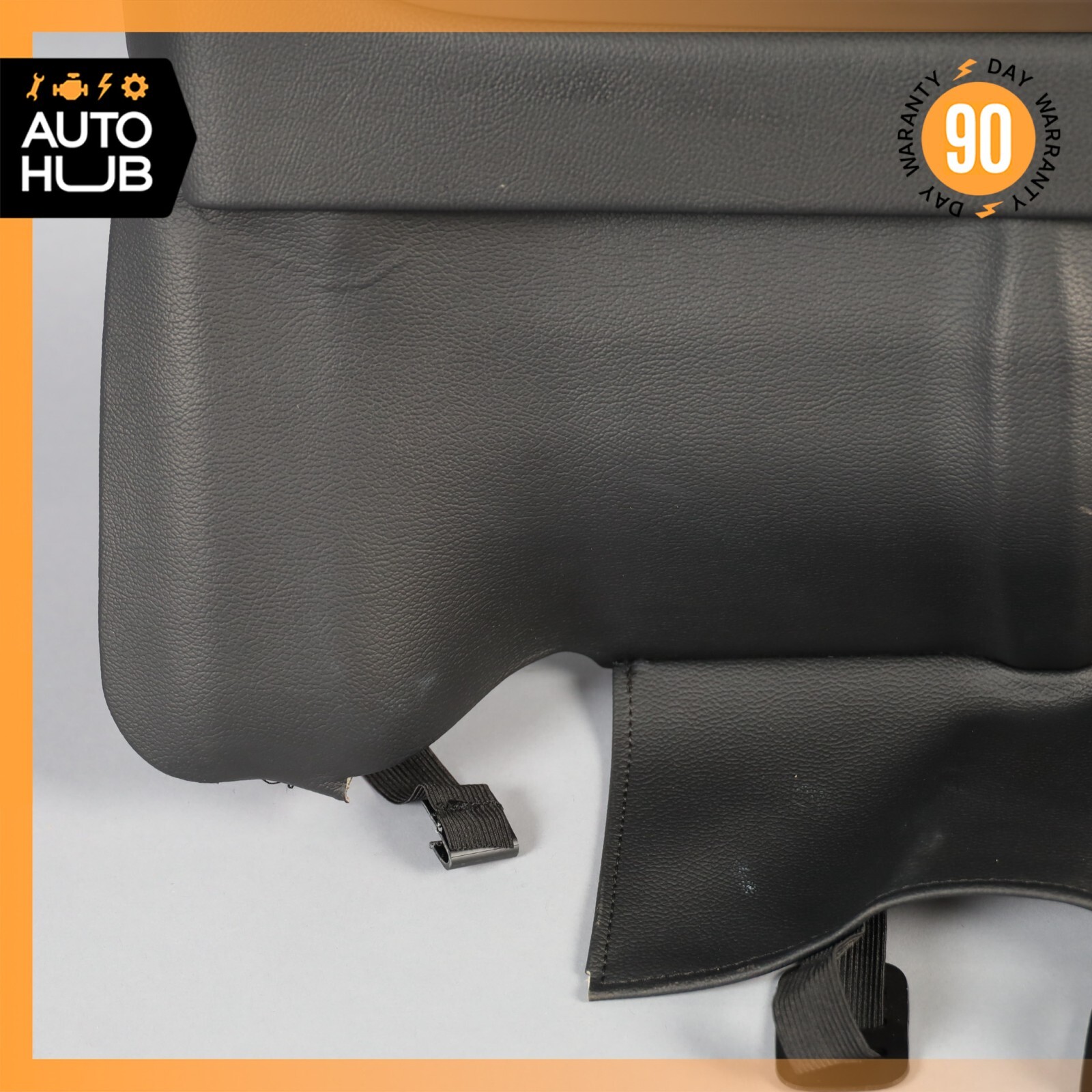 14-22 Maserati Ghibli M157 Front Left Side Seat Back Cover Black OEM 41k