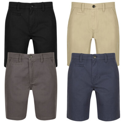 South Shore Chino Shorts Herren Stretch Baumwolle Sommer Freizeit Arbeit Büro Slim Fit