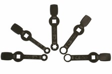 Image of Laser 7160 5 Piece Brake Caliper Wrench Set For HGV CG2