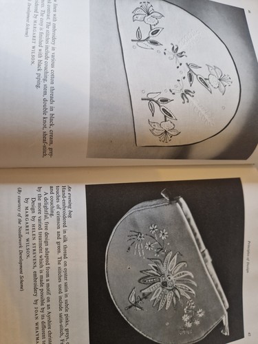 Vintage 1961 HB/DJ Design for Flower Embroidery Elizabeth Geddes Superb Content - Picture 5 of 17