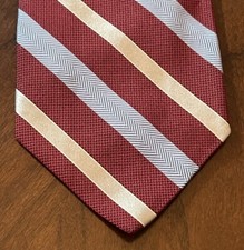 Brooks Brothers Makers And Merchants 100 Silk Woven In Italy Made In USA