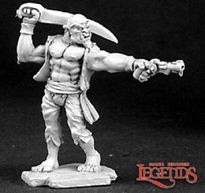 Reaper Dark Heaven Legends 03188 GAGNAR SCRAGSLAYER HALF ORC PIRATE