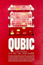 Qubic 3-D Tic Tac Toe Game Vintage 1965 Replacement Parts Individual or Lot 