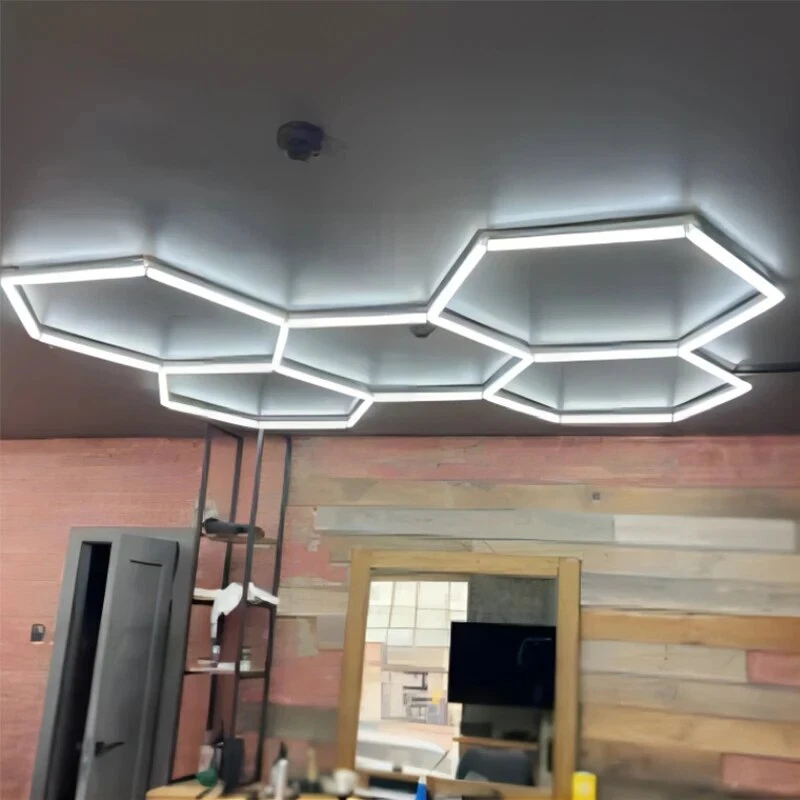 Hexagon led ceiling lights deals