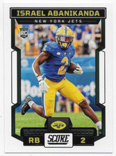 2023 Score #326 Israel Abanikanda RC - New York Jets