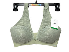 NWD DKNY Women's Size L Lace Comfort Wireless Bra DK7082 Green