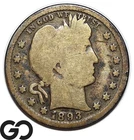 1893 Barber Quarter