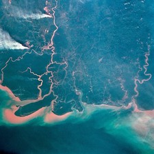 NASA - Earth From Space Shuttle Columbia - Art Print on Paper or Canvas
