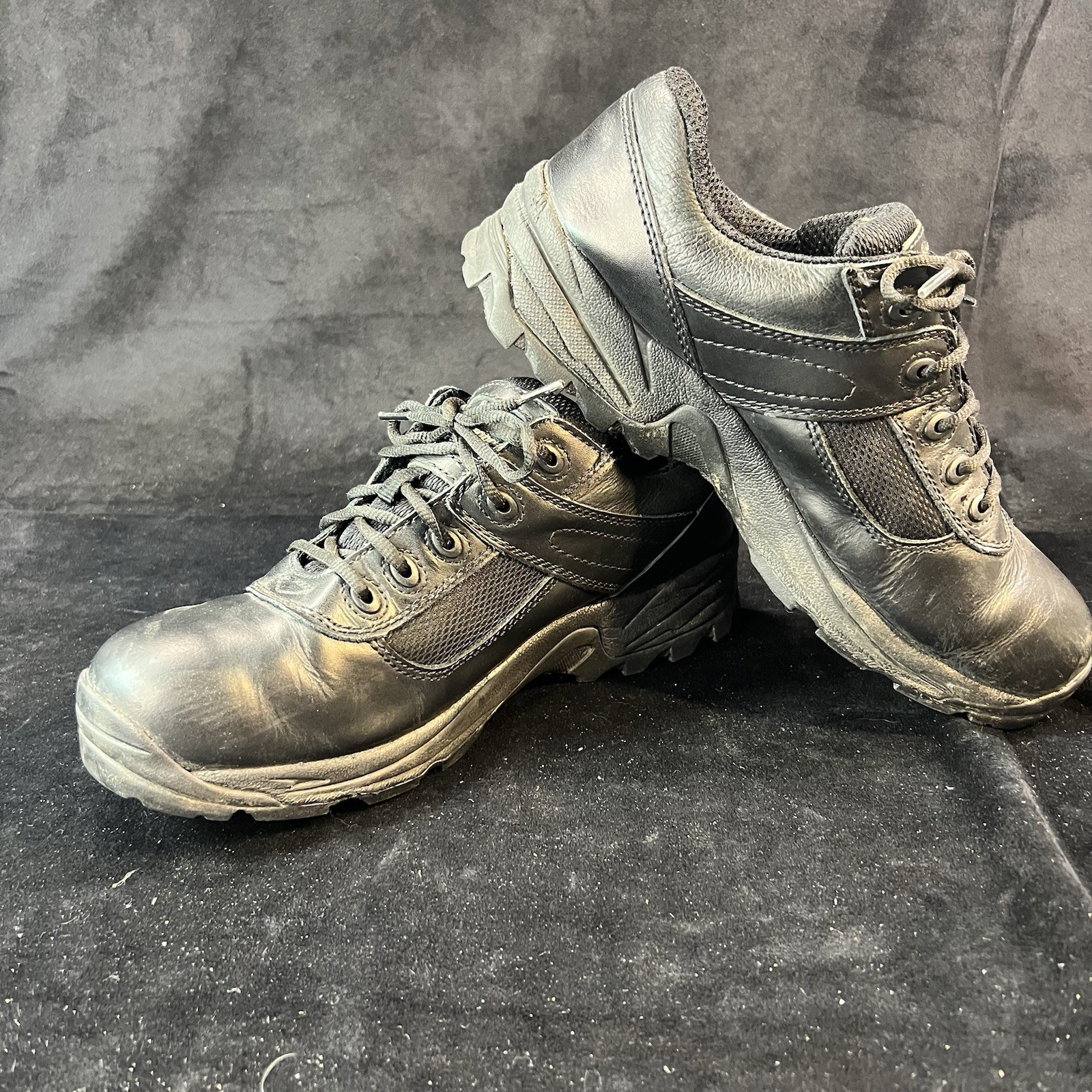 Thorogood Black Leather Shoes Oxford 804-6180 Sz Men 9.5 UK 