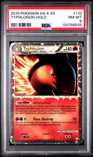 Typhlosion graded PSA 8 for sale on eBay