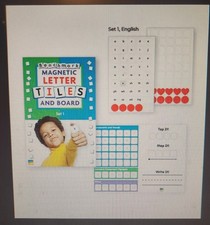 Case of 5 Benchmark Education Maqgnetic Lette...