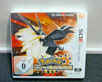 Nintendo 3Ds Spiel-Pokémon UltraSonne (Nintendo 3DS spiel +Anleitung )Sammlung