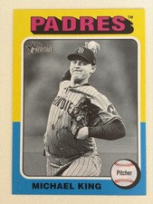 2024 Topps Heritage High Number #701 Michael King Black and White
