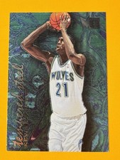 1995-96 Fleer Metal Kevin Garnett RC Tempered Steel #4 Timberwolves