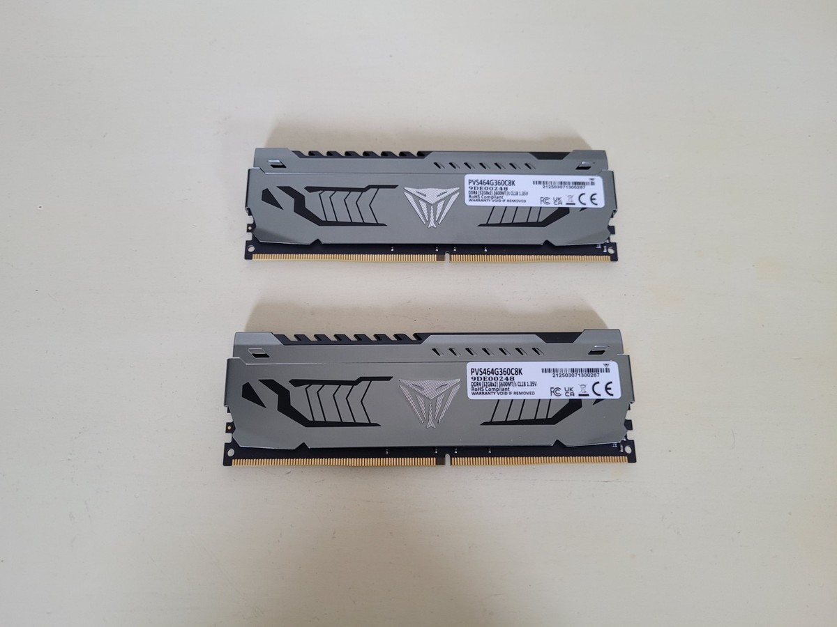 Patriot 64GB (2 x 32GB) Viper Steel DDR4 3600MT UDIMM Memory Kit
