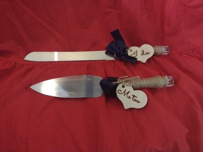 Bride And Groom  Wedding Cake Knife Set