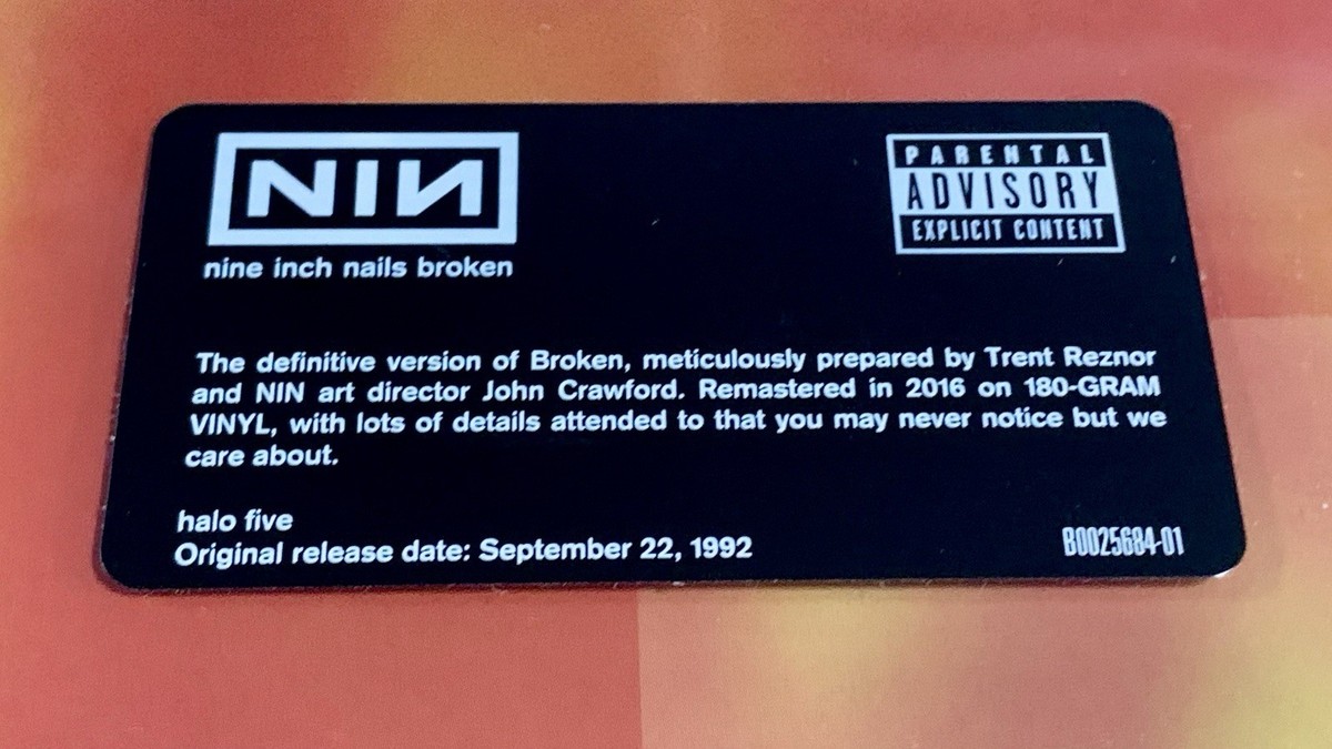 Nine Inch Nails Broken Definitive Edition Etched 180g 12” + 7