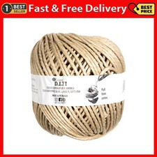 Polished Thick Hemp Cord   170 lb Strength, 193.5 ft Natural Brown Twine