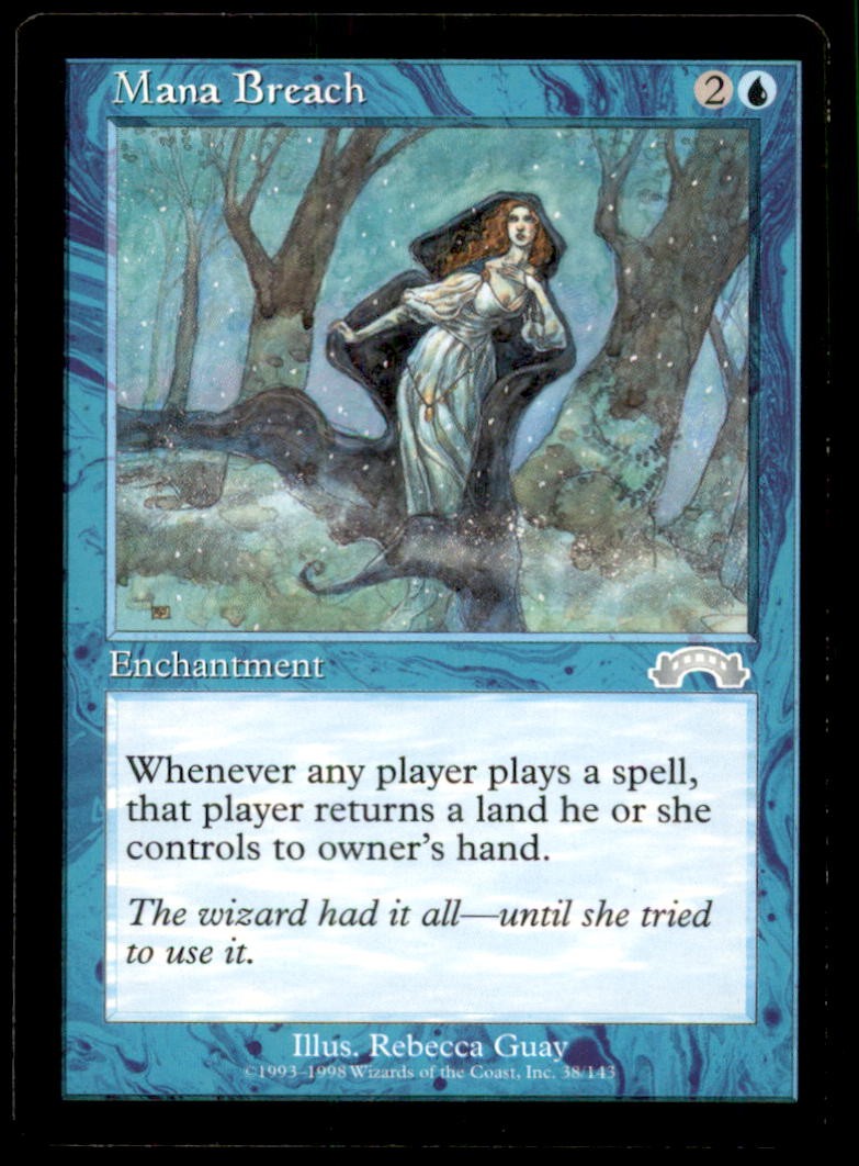 Mana Breach LP Light Play Exodus MTG [10618]