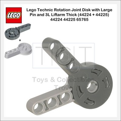 Lego Part Technic Rotation Joint Disk w/ Large Pin and 3L Liftarm 44224 + 44225