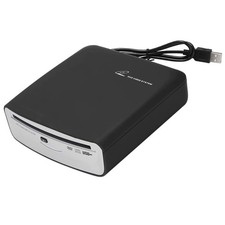 Portable Car CD Player External USB Vehicle for Android black