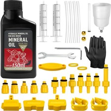 Brake Bleed Kit for Shimano, TEKTRO, TRP Hydraulic Disc Brakes with 150ML Oil