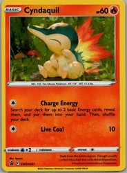 Cyndaquil SWSH221 Cosmos Holo Promo