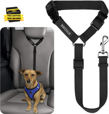 Pet Dog Cat Seat Belts, Car Headrest Restraint Adjustable Safety Leads Vehicle S