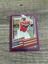 2026 Panini Prizm USA Stars & Stripes Jacob Seamon Purple Disco Prizm #/99