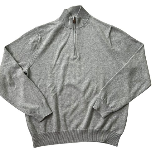 Brooks Brothers Half Zip Sweater Supima Cotton Boy Size Large | 24-10 - Picture 1 of 5