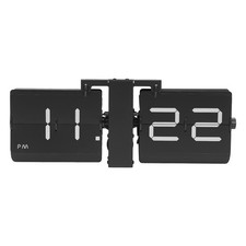 Wall Clock Tabletop Flip Clock Battery Operated Digital Display Screen New