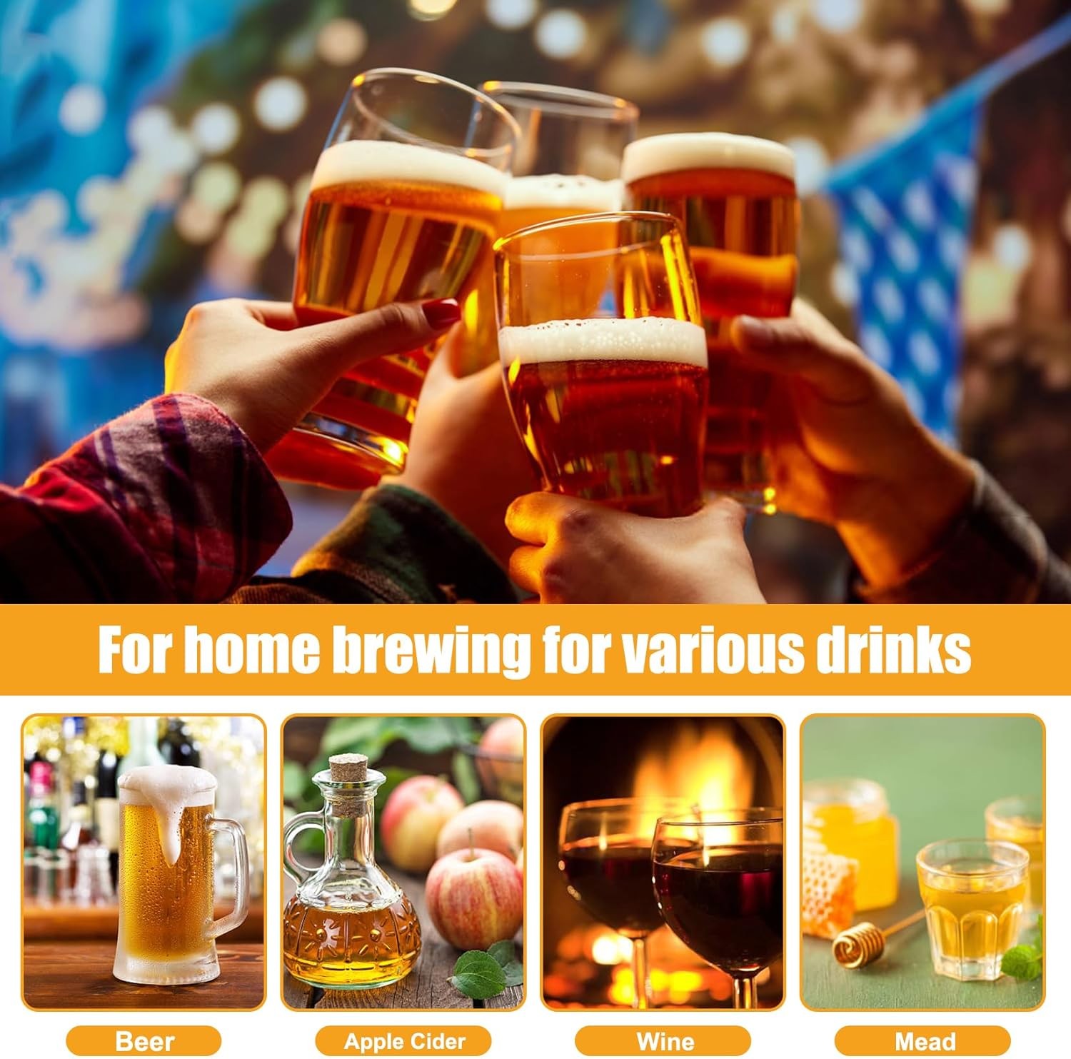 3 Pack Brew Bags 26" x 22" Large Filter Bags Mesh Filter Reusable Straining Bag