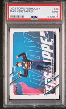 2021 Topps Formula 1 Max Verstappen PSA 9 #48 Aston Martin Red Bull Racing