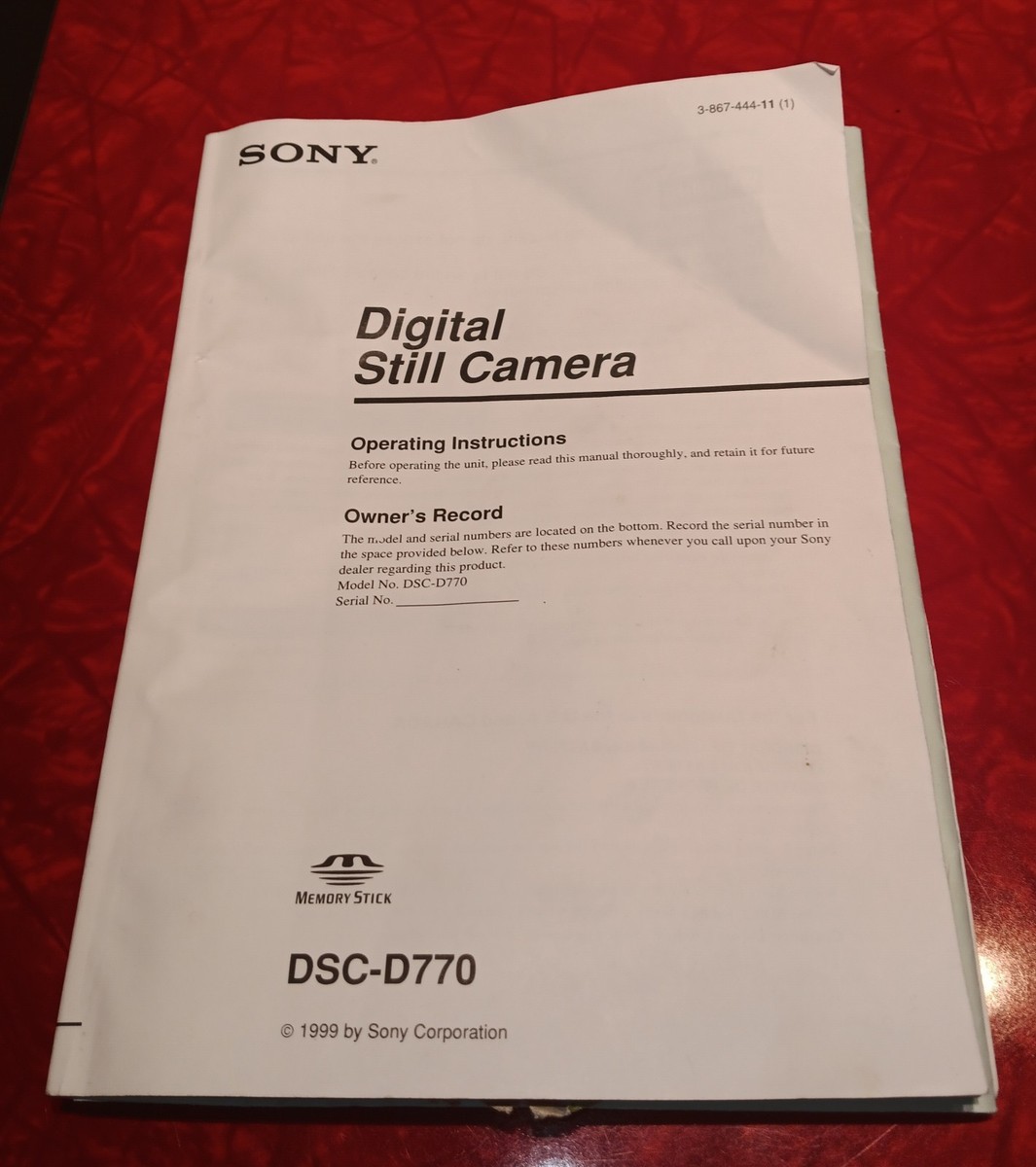 Sony Cyber-shot DSC-D770 1.5MP Digital Camera - Silver for sale