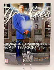 New York Yankees Scorecard Program V. 31-6 George M Steinbrenner Tribute 2010
