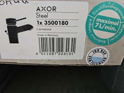 Hansgrohe Axor Steel Waschtischarmatur Art. 3500180